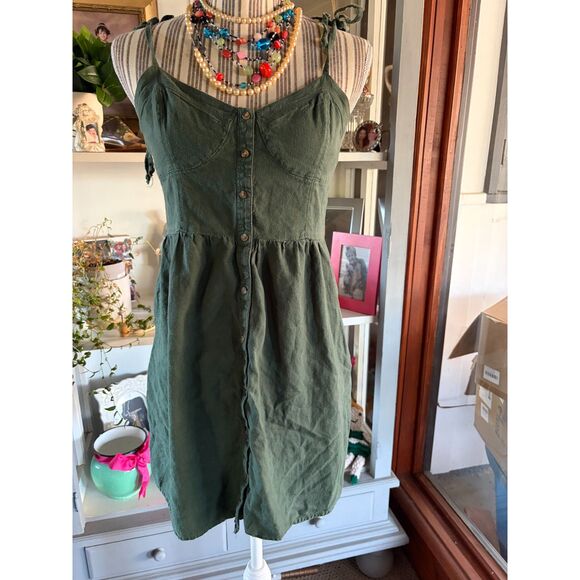 aerie Dresses & Skirts - VNTG Aerie Cotton Summer Y2K Dress Fairy BOHO Retro 90's Beach Hot Girl